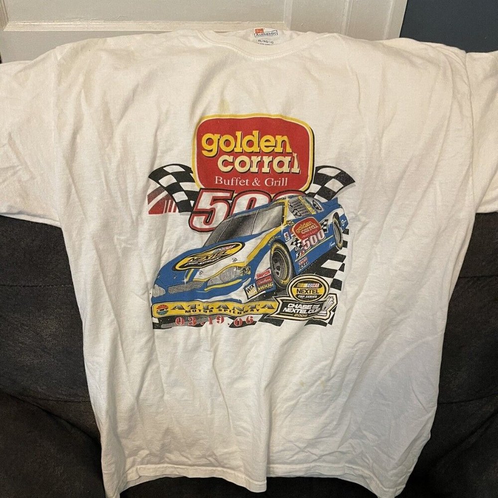 VINTAGE 2006 Golden Corrall 500 T-Shirt Men’s XL NASCAR